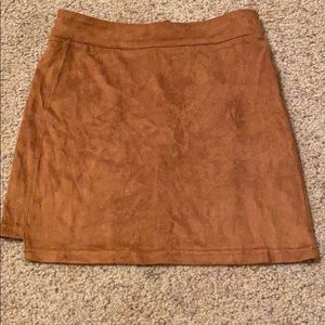 Shein suede skirt